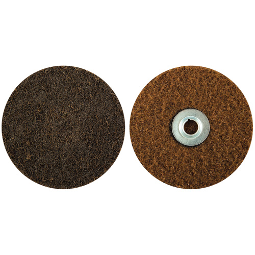 Disque de pr&eacute;paration de surface verrouillable &agrave; remplacement rapide, 5" dia., Grain Cors&eacute;, Oxyde d'aluminium Helyx Safety & Industrial Supplies