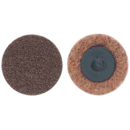 Disques non tiss&eacute;s &agrave; changement rapide, 2" dia., Grain Extra grossier, Oxyde d'aluminium Helyx Safety & Industrial Supplies