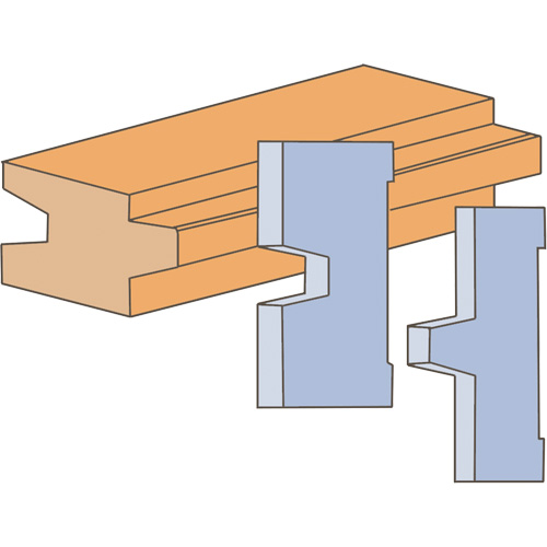 Tongue & Groove Moulding Cutter Set Helyx Safety & Industrial Supplies