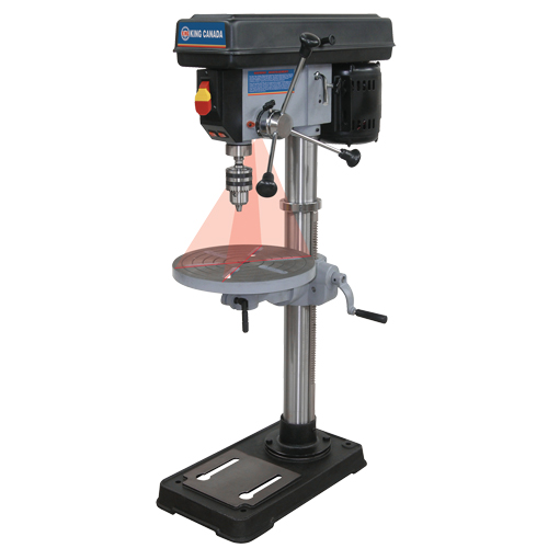 Drill Presses With Laser, 13", 5/8" Chuck, 3670 RPM Helyx Safety & Industrial Supplies