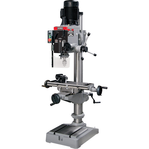 Gearhead Milling Drilling Machine, 6 Speeds, 1-1/4" Drilling Capacity Helyx Safety & Industrial Supplies