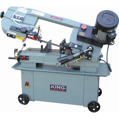 Metal Cutting Band Saws With Geardrive, Horizontal/Vertical, Round 7" and 7" x 12" Rectangular Cutting Capacity Helyx Safety & Industrial Supplies