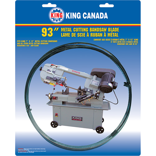 Lame de scie &agrave; ruban pour usage g&eacute;n&eacute;ral, Bim&eacute;tal, 93" lo x 3/4" la x &eacute;paisseur 0,032", 6-10 dents par pouce Helyx Safety & Industrial Supplies