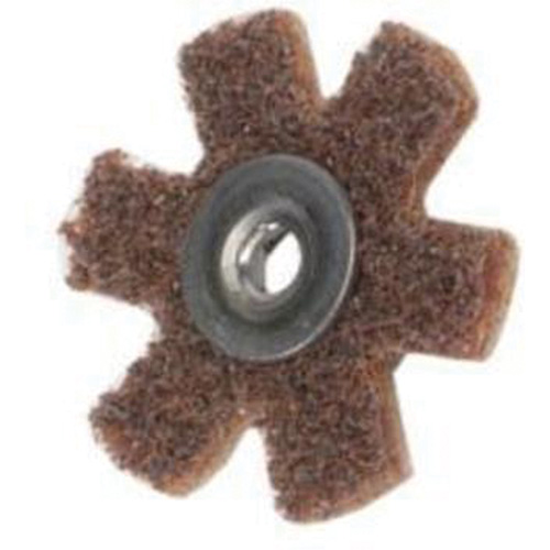 Abrasotex Surface Preparation Star, 1-1/2" Dia., Coarse Grit, Aluminum Oxide Helyx Safety & Industrial Supplies
