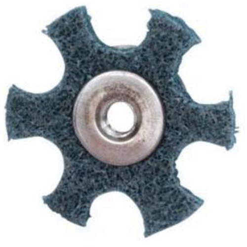 Abrasotex Surface Preparation Star, 1-1/2" Dia., Very Fine Grit, Aluminum Oxide Helyx Safety & Industrial Supplies
