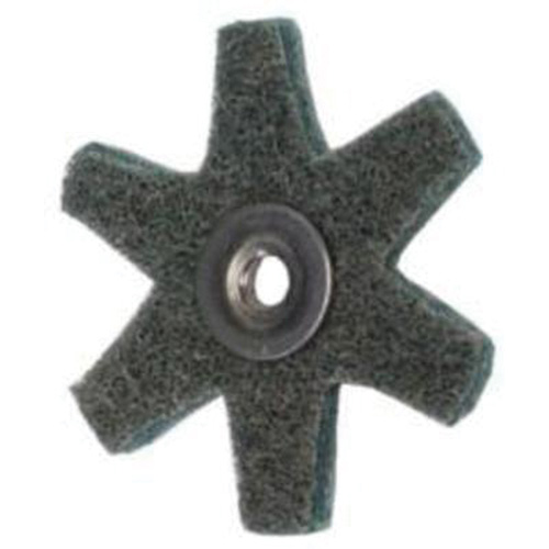 Abrasotex Surface Preparation Star, 2" Dia., Very Fine Grit, Aluminum Oxide Helyx Safety & Industrial Supplies
