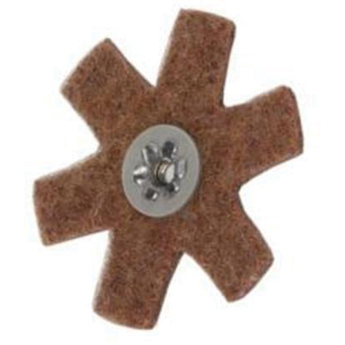 Abrasotex Surface Preparation Star, 3" Dia., Coarse Grit, Aluminum Oxide Helyx Safety & Industrial Supplies