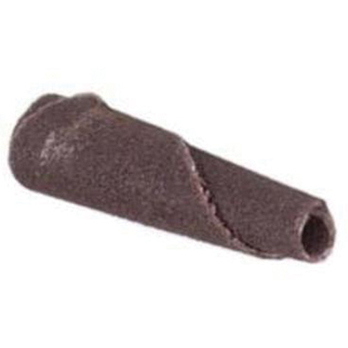 Cartouche de bande abrasive conique ALO, 240 Grain, 3/16" dia., Oxyde d'aluminium, 1" lo, 1/8" Dimension de l'arbre Helyx Safety & Industrial Supplies