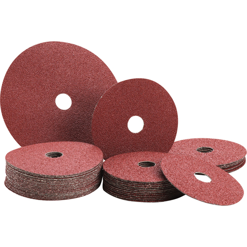 Disques en fibre, C&eacute;ramique, 24, 5" Dia x 7/8" Arbre Helyx Safety & Industrial Supplies