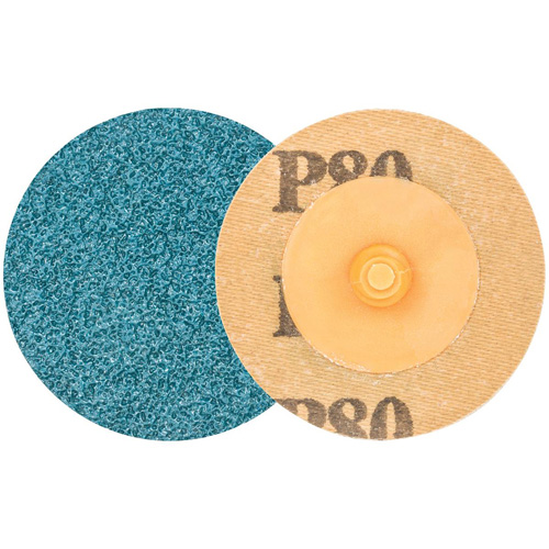 Disque de ponçage TWIST TOPCUT, 2" dia., Grain 80, Zirconium Helyx Safety & Industrial Supplies