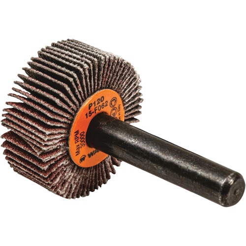 Flap Wheels-Coolcut Flap Wheels, Aluminum Oxide, 120 Grit, 1" x 3/8" x 1/4" Helyx Safety & Industrial Supplies