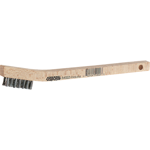 Petites brosses de nettoyage, Acier, 3 x 7 rangs de fils, Longueur 7-3/4" Helyx Safety & Industrial Supplies