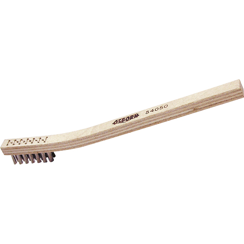 Petites brosse de nettoyage, Acier inoxydable, 3" x 7" rangs de fils, Longueur 7-1/2" Helyx Safety & Industrial Supplies
