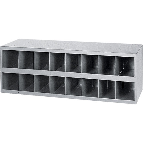 Armoires pour bacs de rangement en acier, 33-3/4" la x 12" p x 11-1/2" h, Gris Helyx Safety & Industrial Supplies