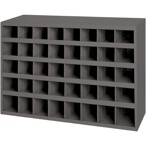 Armoires pour bacs de rangement en acier, 33-3/4" la x 8-1/2" p x 22-1/4" h, Gris Helyx Safety & Industrial Supplies