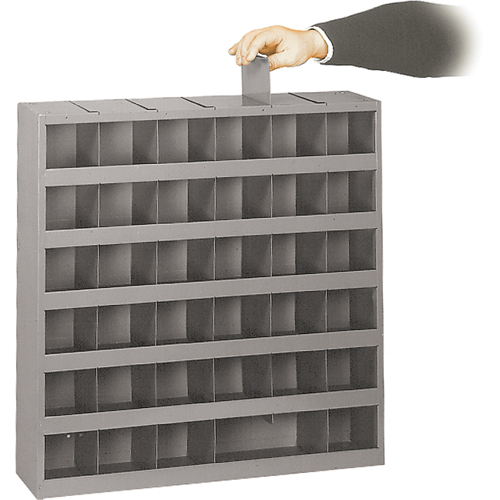 Adjustable Storage Bin Cabinet, Steel, 36 Drawers, 23-3/4" x 4-3/4" x 23-3/4", Grey Helyx Safety & Industrial Supplies