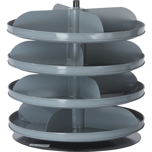 Modules de stockage Rotabin, 60 lb Capacit&eacute; par niveau, 6 Niveau(x), 26-1/8" ha x 17" dia Helyx Safety & Industrial Supplies