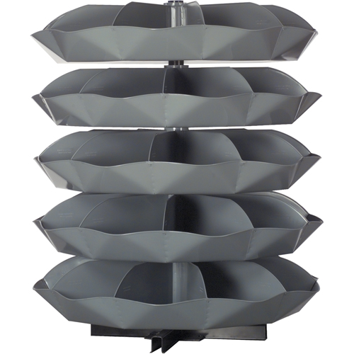 Modules de stockage Rotabin, 625 lb Capacit&eacute; par niveau, 3 Niveau(x), 34" ha x 44" dia Helyx Safety & Industrial Supplies