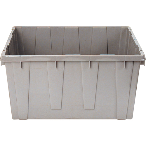 Nesting Container, 21.1" W x 17.7" D x 12" H, Grey Helyx Safety & Industrial Supplies