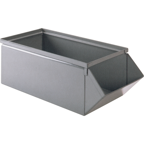 Steel Bin, 100 lbs. Cap., 15" W x 24" D x 11" H, Blue Helyx Safety & Industrial Supplies