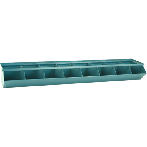 Sectional Bin Units, 100 lbs. Cap., 37" W x 8" D x 4-1/2" H, Blue Helyx Safety & Industrial Supplies