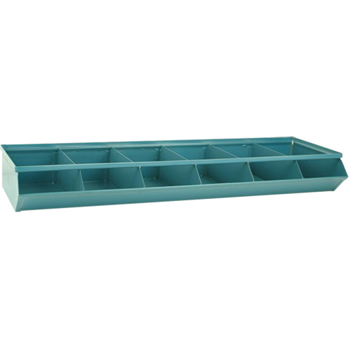 Sectional Bin Units, 100 lbs. Cap., 37" W x 12" D x 4-1/2" H, Blue Helyx Safety & Industrial Supplies