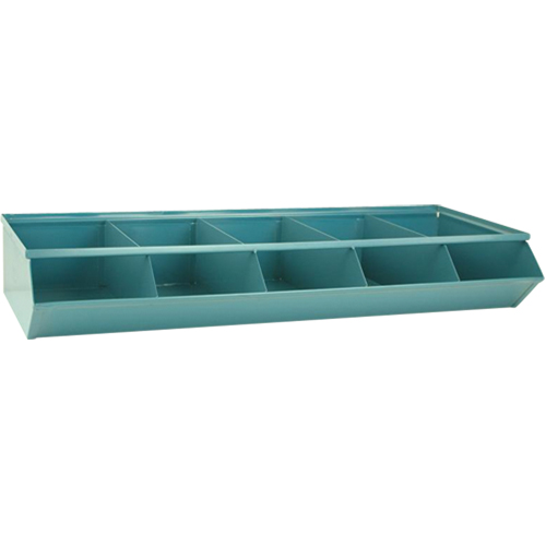 Sectional Bin Units, 100 lbs. Cap., 37" W x 15-1/2" D x 6" H, Blue Helyx Safety & Industrial Supplies