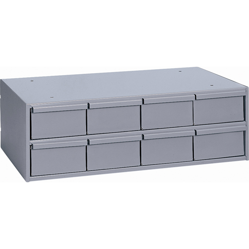Casiers &agrave; tiroirs industriels, 8 tiroirs, 22-3/4" la x 11-5/8" p x 7-3/8" h, Gris Helyx Safety & Industrial Supplies