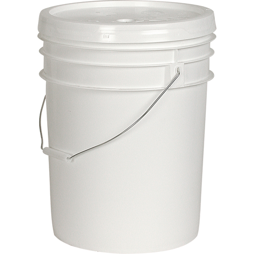 Seau d'usage g&eacute;n&eacute;ral sans couvercle, Plastique, 4 L Helyx Safety & Industrial Supplies