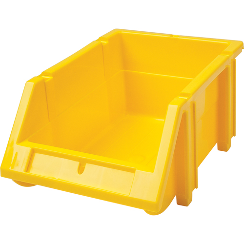 Bac empilable & &agrave; suspendre, 4-13/16" la, 3-3/16" h x 7-1/8" p, Jaune Helyx Safety & Industrial Supplies