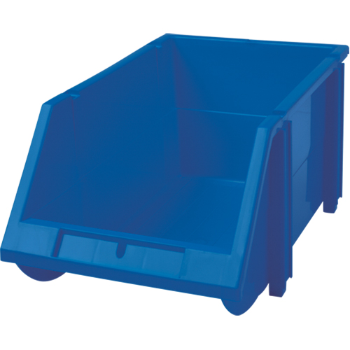Stack & Hang Bin, 5-7/8" W x 4-11/16" H x 9-13/16" D, Blue Helyx Safety & Industrial Supplies