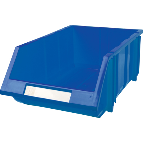 Stack & Hang Bin, 11-13/16" W x 7" H x 17-11/16" D, Blue Helyx Safety & Industrial Supplies