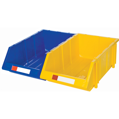Stack & Hang Bin, 11-13/16" W x 7" H x 17-11/16" D, Yellow Helyx Safety & Industrial Supplies