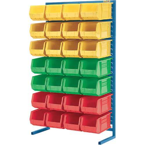 Stationary Bin Racks  -Single-Sided - Rack Only, 36" W x 12" D x 61" H Helyx Safety & Industrial Supplies