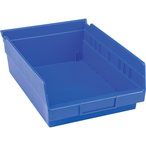 Bacs pour tablette en plastique, 8-3/8" la x 4" H x 11-5/8" p, Bleu, Capacit&eacute; 15 lb Helyx Safety & Industrial Supplies