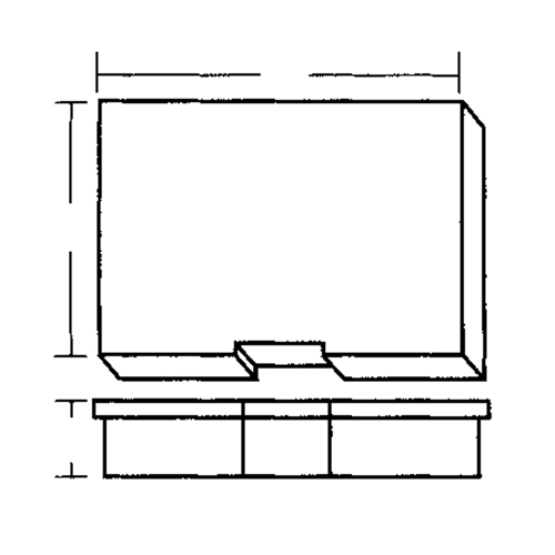 Boîte &agrave; compartiments, Plastique, 15-1/2" la x 11-3/4" p, 2-1/2" h, Gris Helyx Safety & Industrial Supplies