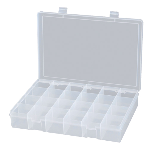 Boîtes &agrave; compartiments compactes en polypropyl&egrave;ne, 13-1/8" la x 9" p x 2-5/16" h, 24 compartiments Helyx Safety & Industrial Supplies