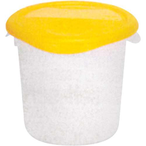 Contenants ronds, 7-4/5" ha x 8-1/2" p, Capacit&eacute; de 3,79 L, Transparent Helyx Safety & Industrial Supplies