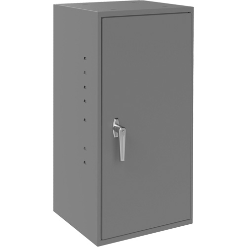Utility Cabinet, Steel, 2 Shelves, 30" H x 13-3/4" W x 12-3/4" D, Grey Helyx Safety & Industrial Supplies