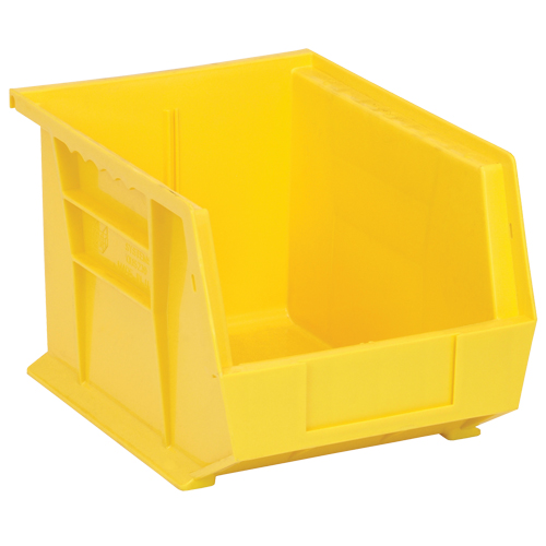 Ultra Stack & Hang Bin, 8-1/4" W x 7" H x 10-3/4" D, Yellow Helyx Safety & Industrial Supplies