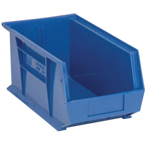 Ultra Stack & Hang Bin, 8-1/4" W x 7" H x 14-3/4" D, Blue Helyx Safety & Industrial Supplies
