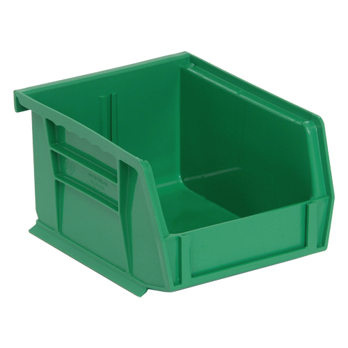 Ultra Stack & Hang Bin, 4-1/8" W x 3" H x 5-3/8" D, Green Helyx Safety & Industrial Supplies