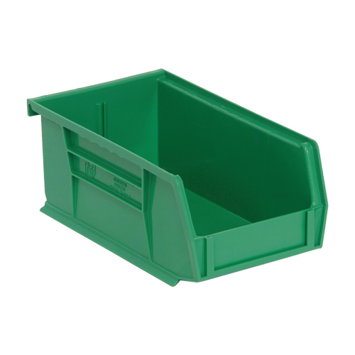 Ultra Stack & Hang Bin, 4-1/8" W x 3" H x 7-3/8" D, Green Helyx Safety & Industrial Supplies