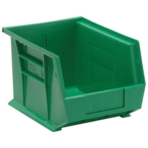 Ultra Stack & Hang Bin, 8-1/4" W x 7" H x 10-3/4" D, Green Helyx Safety & Industrial Supplies