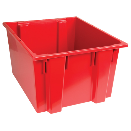 Contenants Stack & Nest, 13" x 23,5" x 19,5", Rouge Helyx Safety & Industrial Supplies