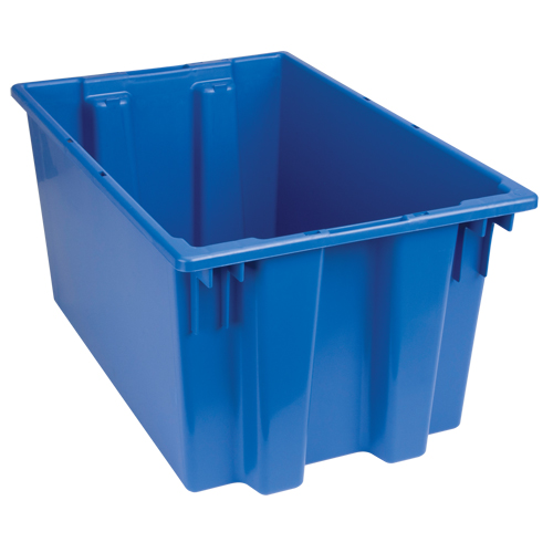 Contenants Stack & Nest, 12" x 23,5" x 15,5", Bleu Helyx Safety & Industrial Supplies