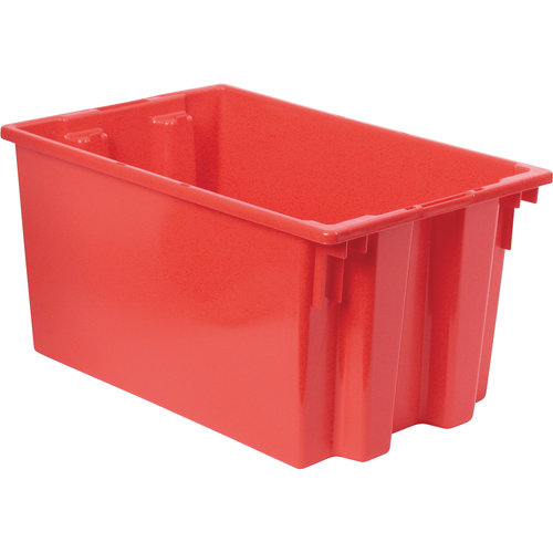 Contenants Stack & Nest, 12" x 23,5" x 15,5", Rouge Helyx Safety & Industrial Supplies