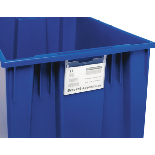 Label Holder for Stack & Nest Tote Helyx Safety & Industrial Supplies