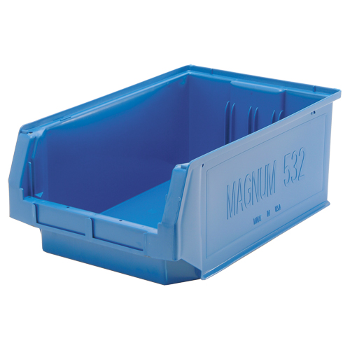 Giant Stacking Containers, 12.375" W x 19.75" D x 7.875" H, Blue Helyx Safety & Industrial Supplies