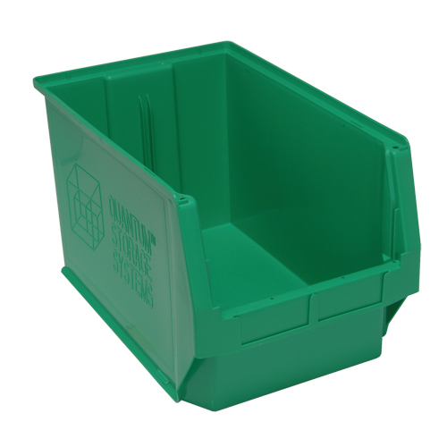 Giant Stacking Containers, 12.375" W x 19.75" D x 11.875" H, Green Helyx Safety & Industrial Supplies